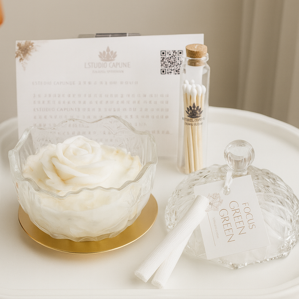 VIGOR & CONCENTRATION (GREEN FOCUS) - JEWELRY JAR CANDLE