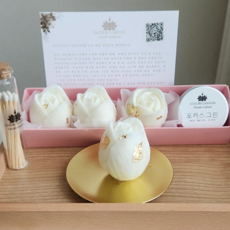 Tulip Kit (4 Sculptural Candles) - Single Scent Selection